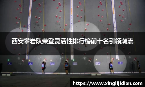 西安攀岩队荣登灵活性排行榜前十名引领潮流